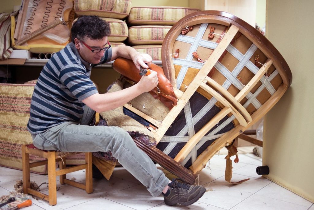 Tapicero artesano en Murcia